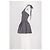 Autre Marque Abito in cotone grigio MUSE ASSEMBLY XS - vista 5