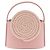 Autre Marque Mini-Tasche aus Leder mit Posamenten-Details Pink