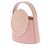 Autre Marque Mini-Tasche aus Leder mit Posamenten-Details Pink - Ansicht 2