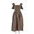 Autre Marque DAMSON MADDER Braunes Baumwollkleid Größe 34