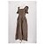 Autre Marque DAMSON MADDER Braunes Baumwollkleid Größe 34 - Ansicht 4