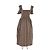 Autre Marque DAMSON MADDER Braunes Baumwollkleid Größe 34 - Ansicht 6