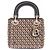 Christian Dior Borsa Lady Dior con strass Nero
