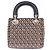 Christian Dior Borsa Lady Dior con strass Nero - vista 3