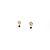 Autre Marque Pendientes "Daisy" Dorado - vista 2