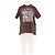 T-shirt Ganni marrone in cotone