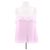 Autre Marque Top rosa con pizzo