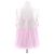 Autre Marque Top rosa con pizzo - vista 2