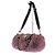 Chanel Handtasche aus rosa-schwarz gestreiftem Stoff Pink - Ansicht 3