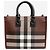 Burberry Mini cabas Freya marron - vue 4