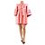 Autre Marque Mini abito rosa con maniche a volant - size L