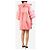 Autre Marque Mini abito rosa con maniche a volant - size L - vista 2