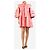 Autre Marque Mini abito rosa con maniche a volant - size L - vista 3