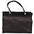 Céline CELINE Macadam Hand Bag PVC Leather Black Gold Tone - vista 13