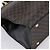 Céline CELINE Macadam Hand Bag PVC Leather Black Gold Tone - vista 17