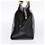 Céline CELINE Macadam Hand Bag PVC Leather Black Gold Tone - vista 3