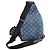 Louis Vuitton Duo Sling Bag Monogram Empreinte e Pochette - Blu Navy Blu scuro