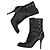 Christian Dior Stivaletti Dior in pelle nera con tacco alto e charm Nero