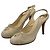 Timeless Décolleté Slingback Chanel in tessuto beige
