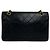 Chanel Vintage Matelassé Double Flap Schultertasche Schwarz - Ansicht 3