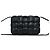 Borsa a tracolla in pelle Padded Cassette Bottega Veneta Nero - vista 3