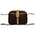 Céline Celine Vintage Macadam Blazon Pattern Triomphe Schultertasche Braun