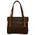 Céline Sac à main Celine Vintage Macadam Blazon en cuir Marron - vue 3