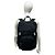 Prada Logo Tessuto Nylon Leather Backpack Black - view 2