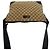 Borsa a tracolla Gucci in pelle e tela GG Pattern Marrone - vista 4