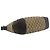 Borsa a tracolla Gucci in pelle e tela GG Pattern Marrone - vista 7