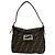 Borsa a mano/Borsa a tracolla Fendi Zucca FF Pattern Marrone Nero
