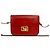 Céline Celine Vintage Logo Carriage Hardware Schultertasche aus Leder Rot