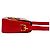 Céline Celine Vintage Logo Carriage Hardware Schultertasche aus Leder Rot - Ansicht 6