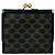 Céline Celine Vintage Macadam Triomphe Logo Leather Wallet Brown Black - view 2
