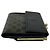 Céline Celine Vintage Macadam Triomphe Logo Leather Wallet Brown Black - view 5