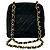 Chanel Vintage Matelassé Schultertasche aus Lammleder Schwarz - Ansicht 3
