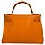Hermès Borsa Hermes Kelly 35 in pelle Chevre Arancione - vista 3