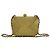 Chanel Vintage Coco Glitter Canvas Schultertasche mit Verschluss und Kette Golden
