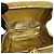 Chanel Vintage Coco Glitter Canvas Schultertasche mit Verschluss und Kette Golden - Ansicht 9