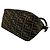 Borsa semi-one shoulder Fendi Zucca FF in canvas e pelle Marrone - vista 8