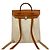 Hermès HERMES Herbag Ad PM Toile H Leder Rucksack Braun Roh - Ansicht 3