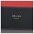 Céline Bolso de hombro de piel con cadena Celine Frame Evening Roja Azul marino - vista 10
