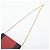 Céline Bolso de hombro de piel con cadena Celine Frame Evening Roja Azul marino - vista 5