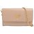Portamonete Prada in pelle Saffiano Beige