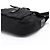 Prada Tessuto Nylon Triangle Logo Leather Shoulder Bag Black - view 3