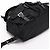 Borsa a tracolla Prada in nylon Tessuto con logo triangolare in pelle Nero - vista 4