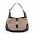 Gucci Jackie Schultertasche aus Leder Schwarz Beige