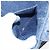 Tote Bolsa de Ombro 2-Way Prada Canapa Triangle Logo em denim Azul - vista 12