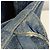 Tote Bolsa de Ombro 2-Way Prada Canapa Triangle Logo em denim Azul - vista 15