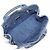 Tote Bolsa de Ombro 2-Way Prada Canapa Triangle Logo em denim Azul - vista 8